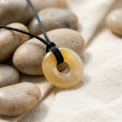 PRE-ORDER: Yellow Jade Quantum Mini Pet Medallion-1