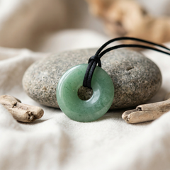 Green Aventurine Quantum Mini Pet Medallion-1
