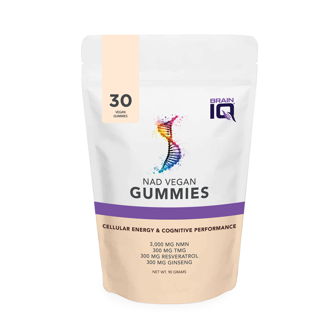 NAD NMN Resveratrol Vegan Gummies