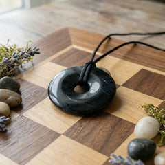 Black Obsidian Quantum Medallion-1