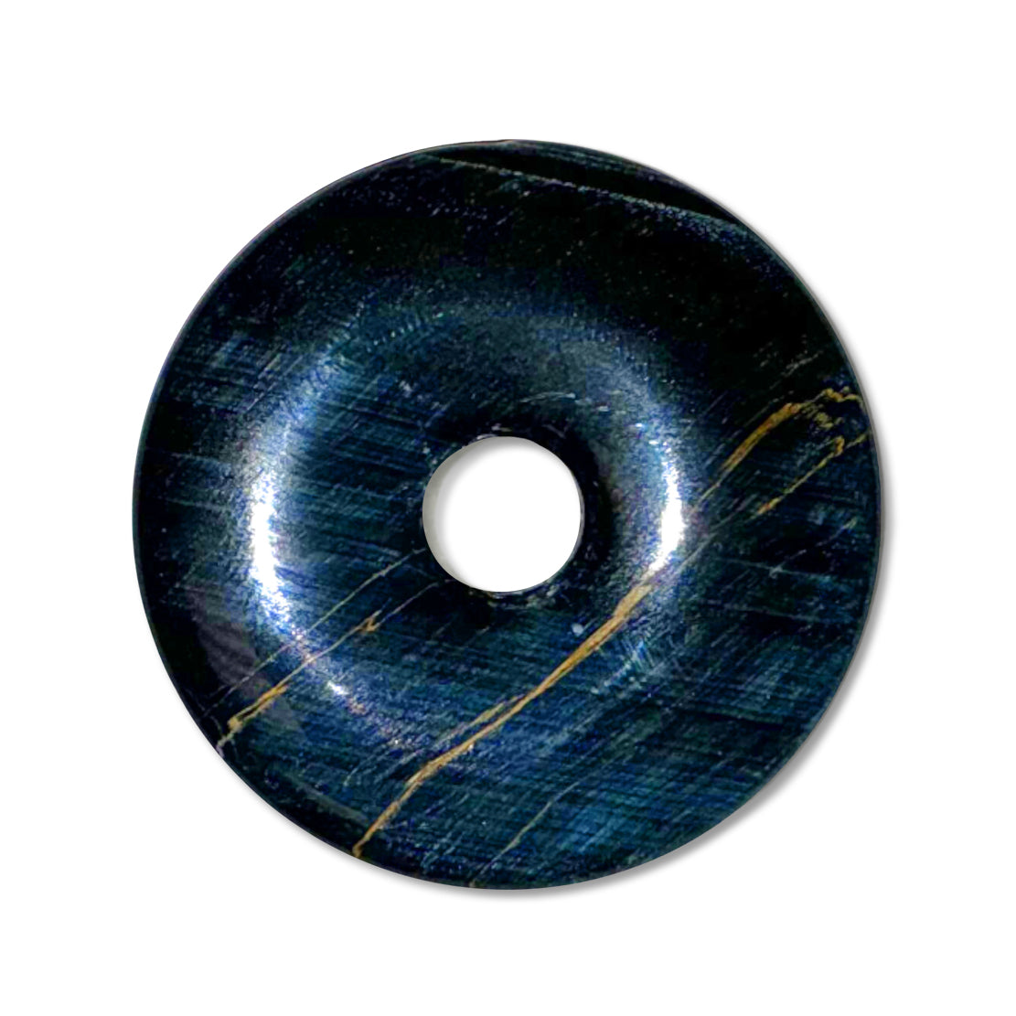 Blue Tiger Eye Quantum Medallion