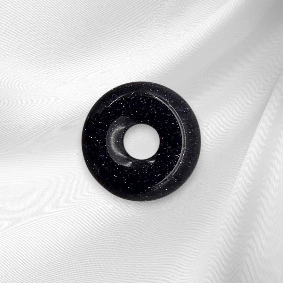 Blue Goldstone Quantum Mini Medallion