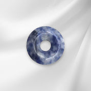 Blue Spot Quantum Jasper Mini Medallion