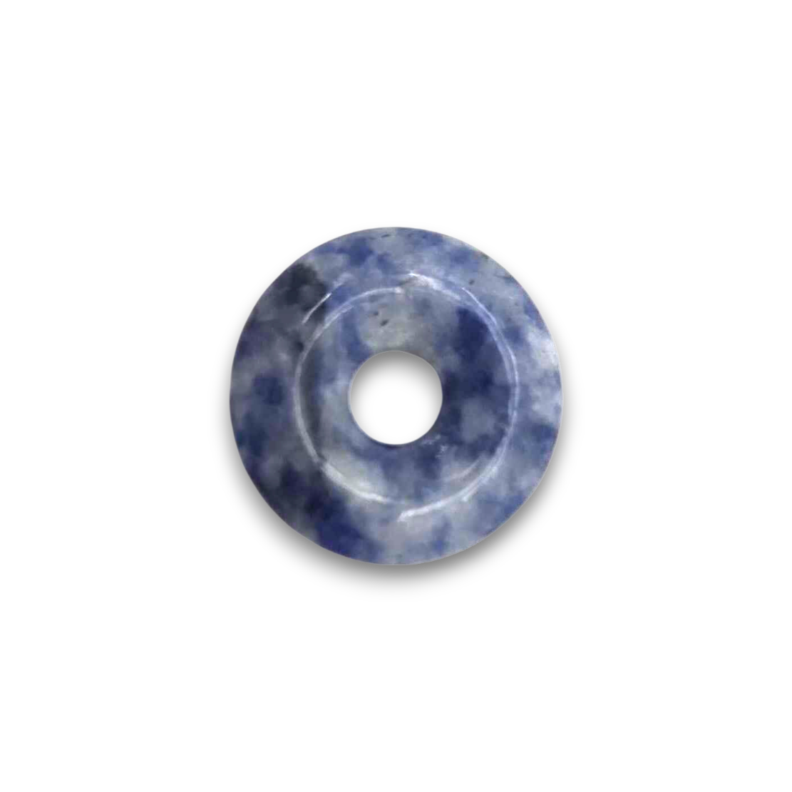 Blue Spot Quantum Jasper Mini Medallion