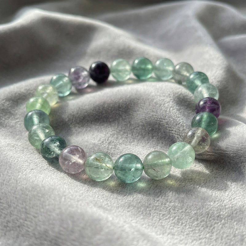 Rainbow Fluorite Quantum Bracelet-1