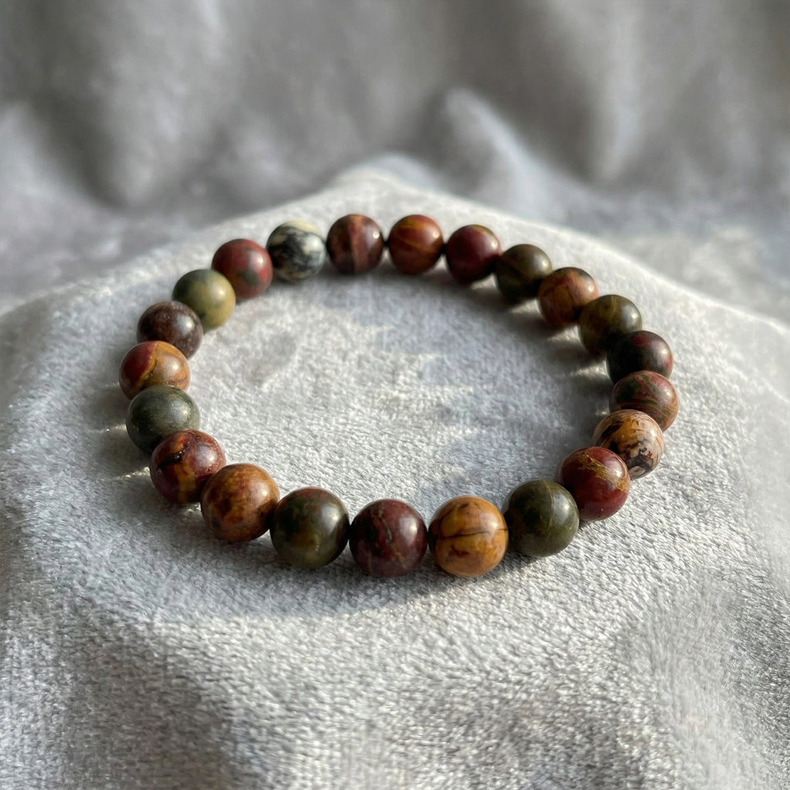 Red Picasso Jasper Quantum Bracelet
