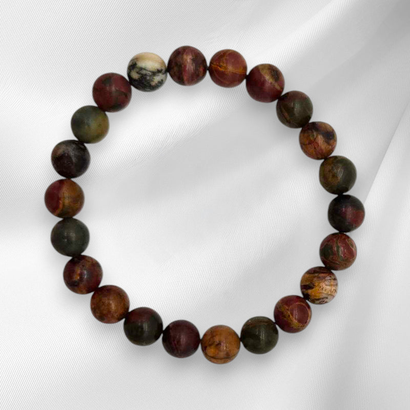 Red Picasso Jasper Quantum Bracelet-3