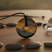 Tiger Eye Quantum Medallion